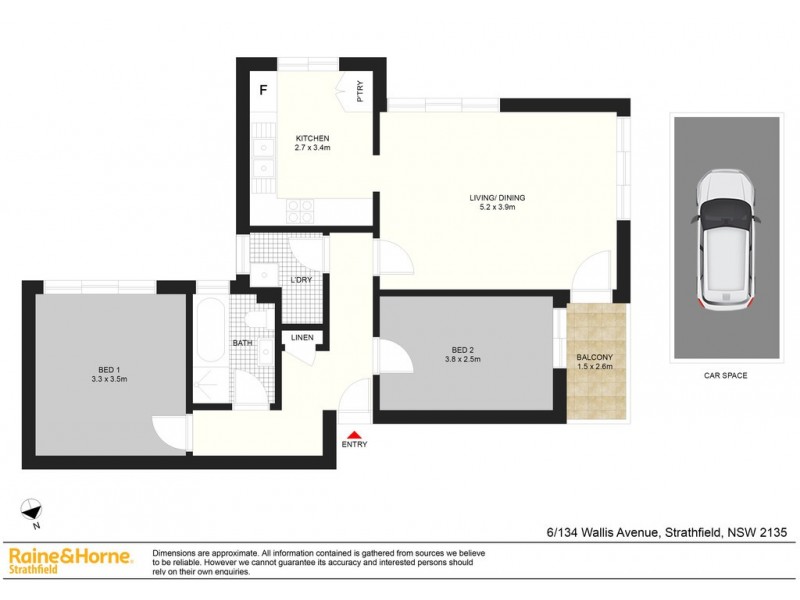 6/132-134 Wallis Avenue, Strathfield NSW 2135 Floorplan