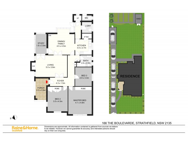 166 The Boulevarde, Strathfield NSW 2135 Floorplan