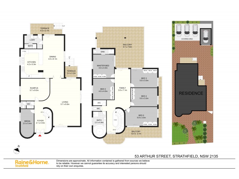 53 Arthur Street, Strathfield NSW 2135 Floorplan