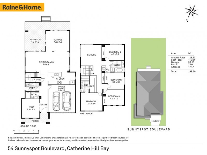 54 Sunnyspot Blvd, Catherine Hill Bay NSW 2281 Floorplan
