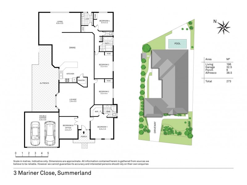 3 Mariner Close, Summerland Point NSW 2259 Floorplan