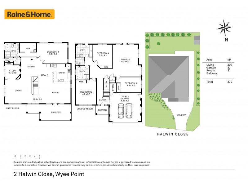 2 Halwin Close, Wyee Point NSW 2259 Floorplan