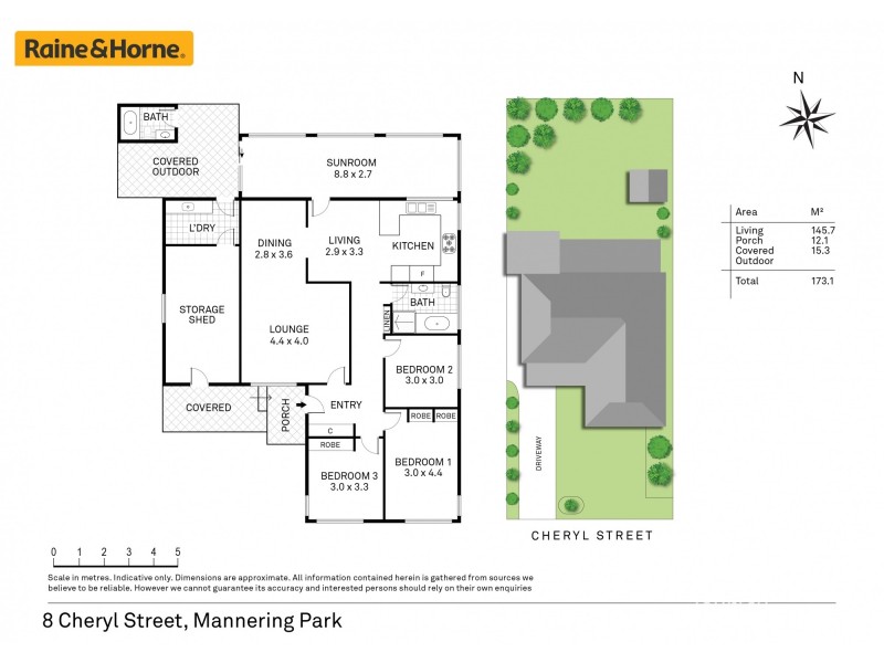 8 Cheryl Street, Mannering Park NSW 2259 Floorplan