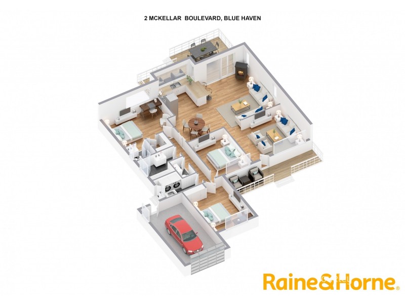 2 McKellar Boulevard, Blue Haven NSW 2262 Floorplan