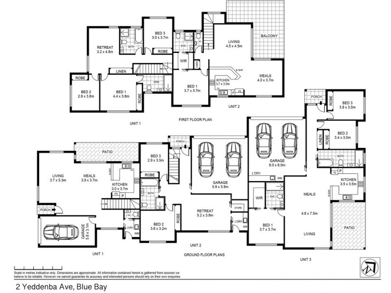 2 Yeddenba Ave, Blue Bay NSW 2261 Floorplan