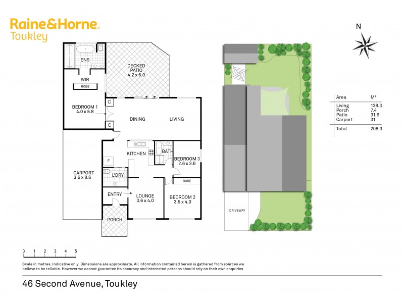 46 Second Avenue, Toukley NSW 2263 Floorplan