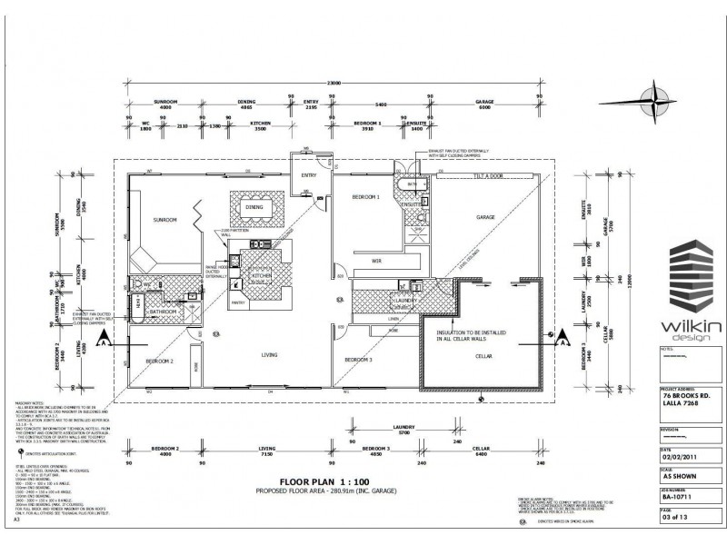 76 Brooks Road, Lalla TAS 7267 Floorplan