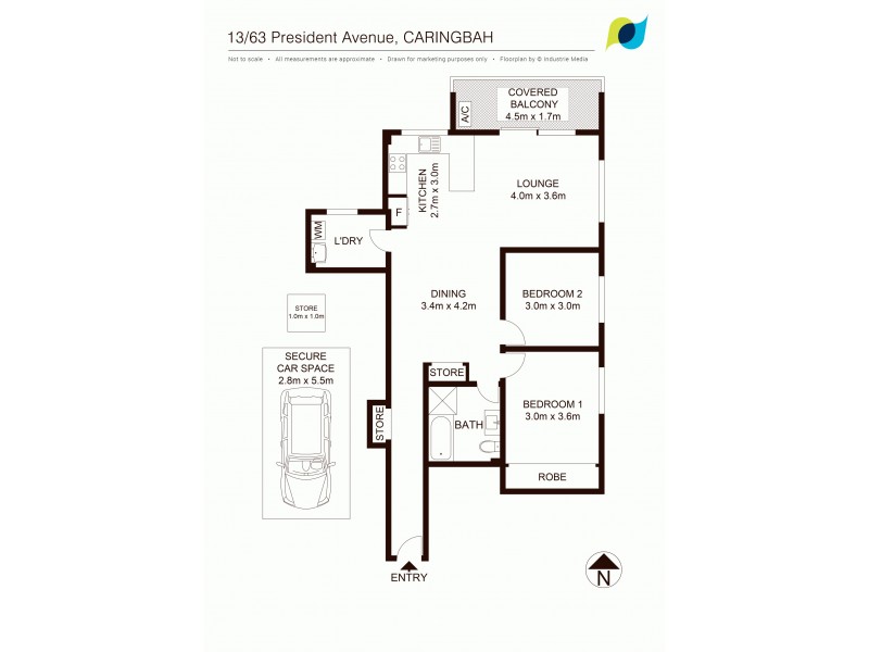 13/63-69 President Avenue, Caringbah NSW 2229 Floorplan