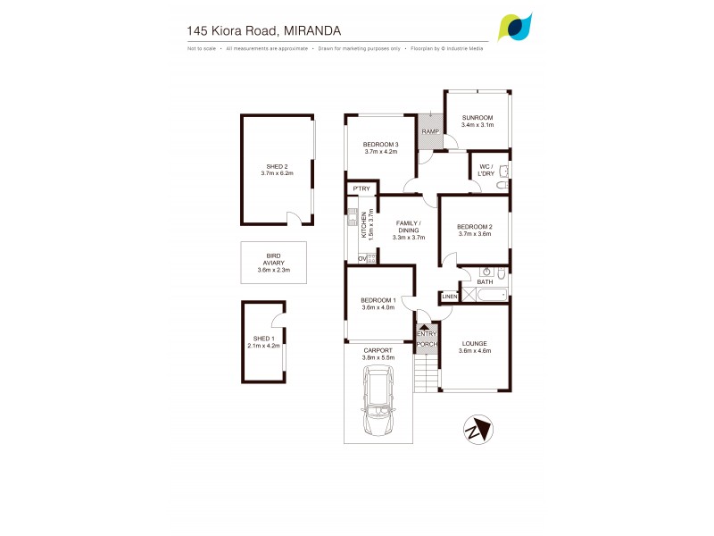 145 Kiora Road, Miranda NSW 2228 Floorplan