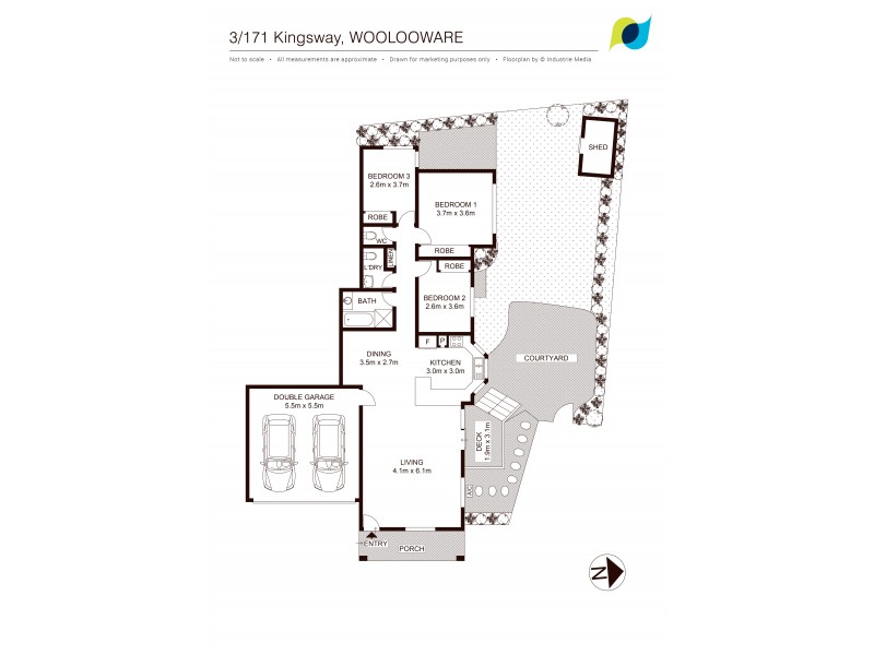 3/171 Kingsway, Woolooware NSW 2230 Floorplan