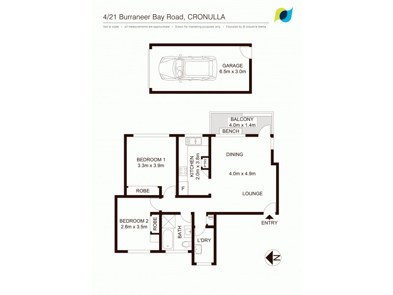 4/21 Burraneer Bay Road, Cronulla NSW 2230 Floorplan