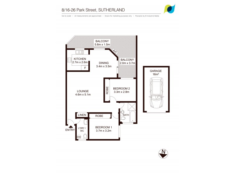 8/16-26 Park Street, Sutherland NSW 2232 Floorplan
