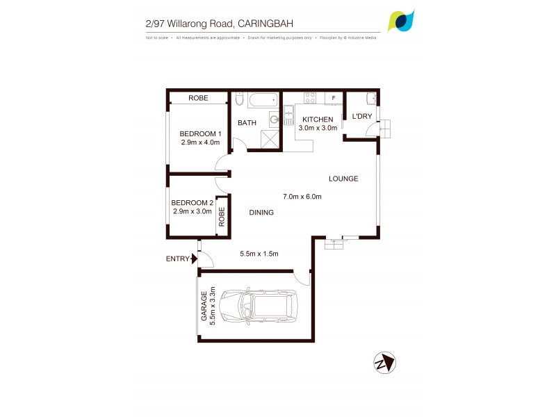 2/97 Willarong Road, Caringbah NSW 2229 Floorplan