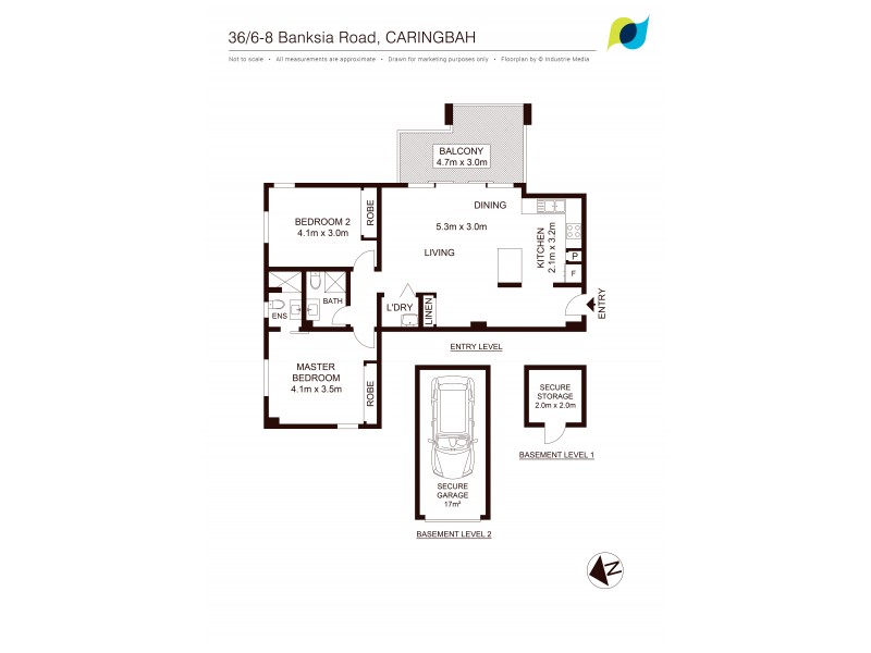 36/6-8 Banksia Road, Caringbah NSW 2229 Floorplan