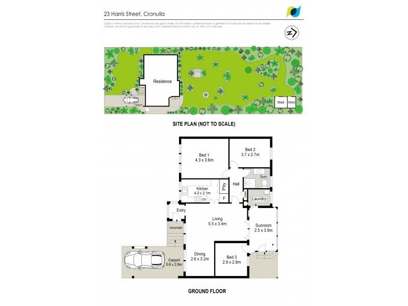 23 Harris Street, Burraneer NSW 2230 Floorplan