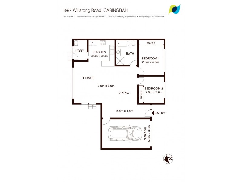 3/97 Willarong Road, Caringbah NSW 2229 Floorplan