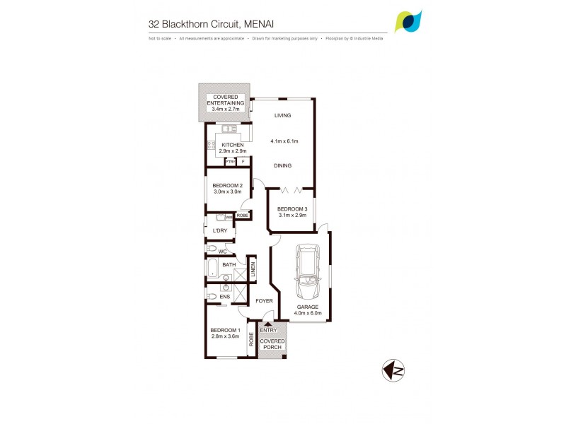 32 Blackthorn Circuit, Menai NSW 2234 Floorplan