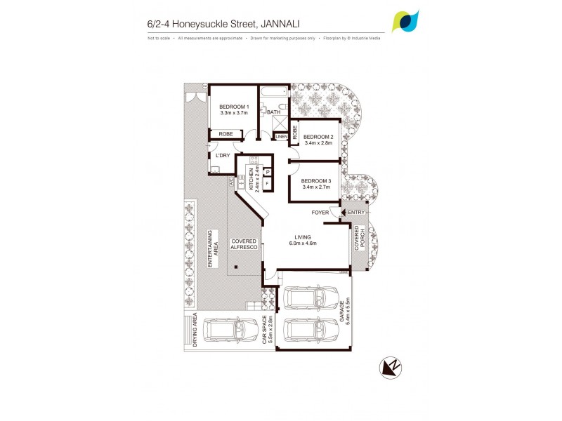 6/2-4 Honeysuckle Street, Jannali NSW 2226 Floorplan