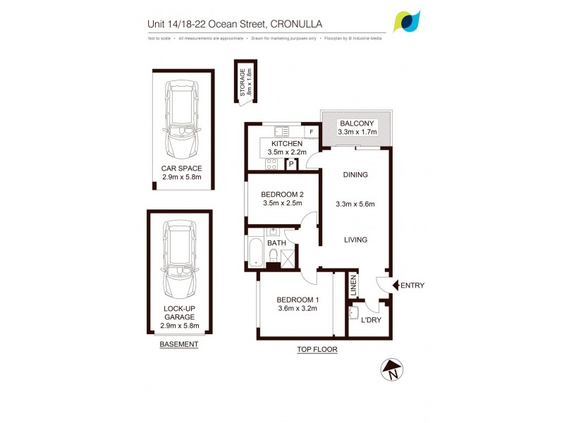 6/18-22 Ocean Street, Cronulla NSW 2230 Floorplan