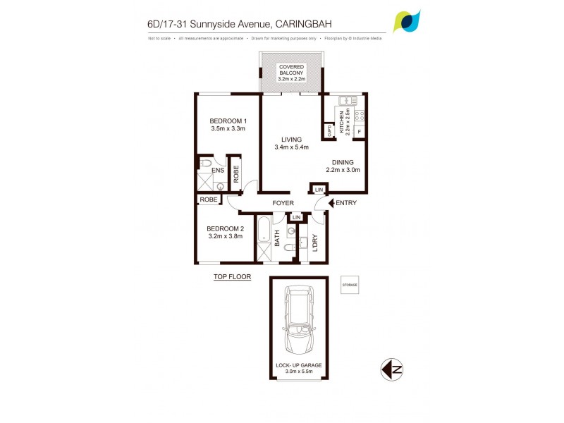 6D/17-31 Sunnyside Avenue, Caringbah NSW 2229 Floorplan