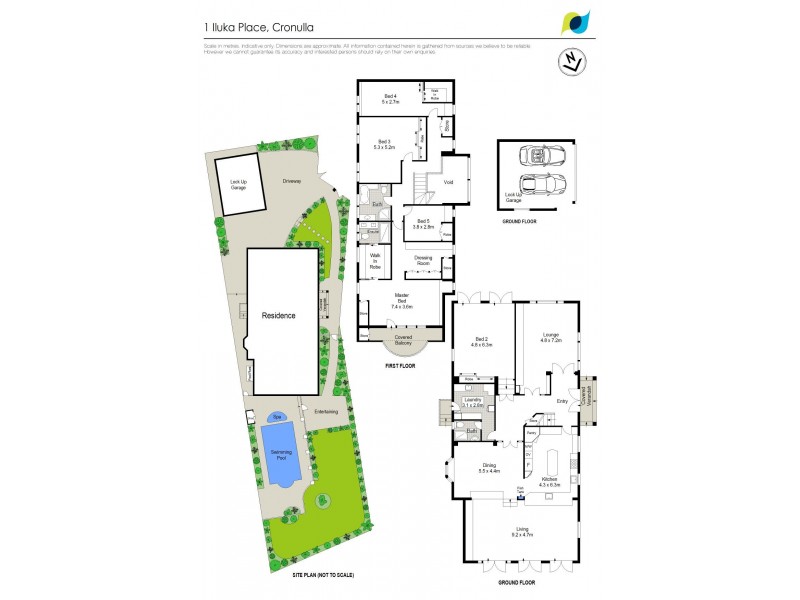 1  Iluka Place, Cronulla NSW 2230 Floorplan