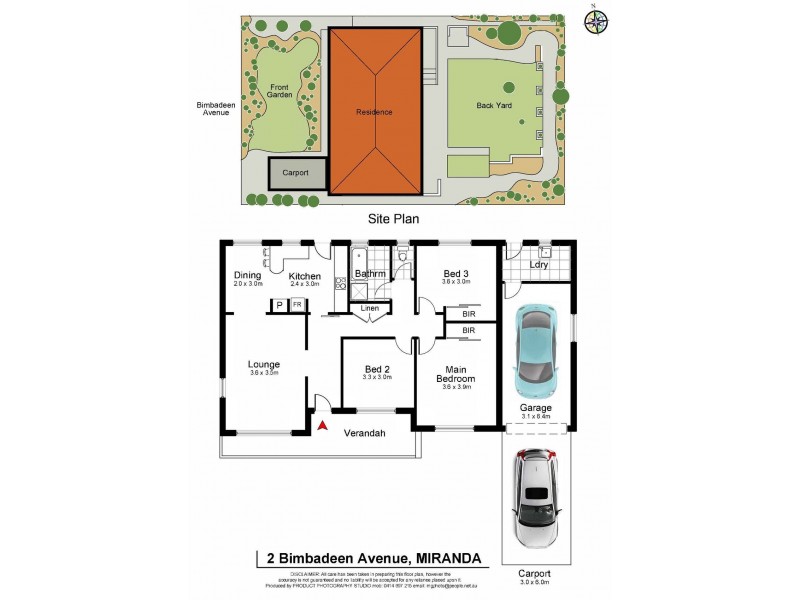 2 Bimbadeen Ave, Miranda NSW 2228 Floorplan