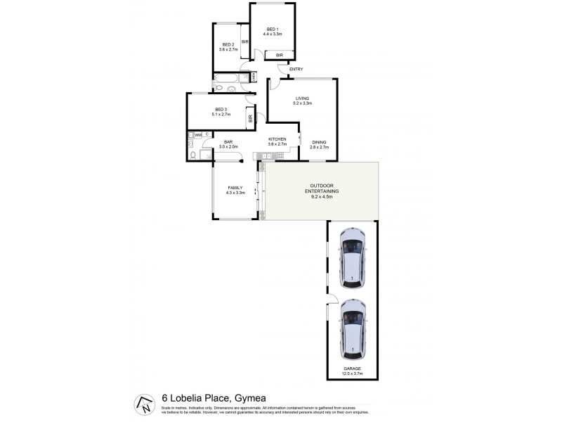 6 Lobelia Place, Gymea NSW 2227 Floorplan