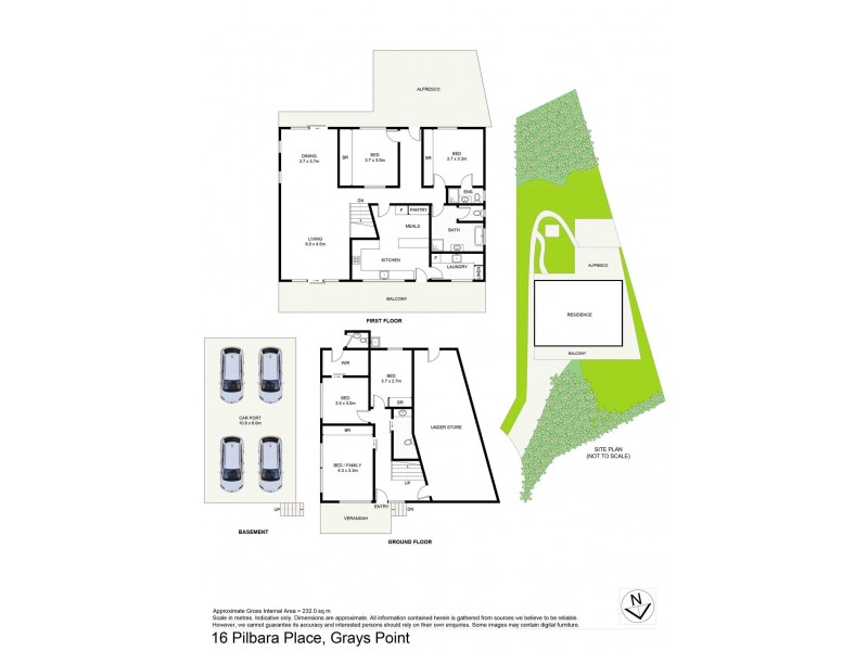 16 Pilbara Place, Grays Point NSW 2232 Floorplan