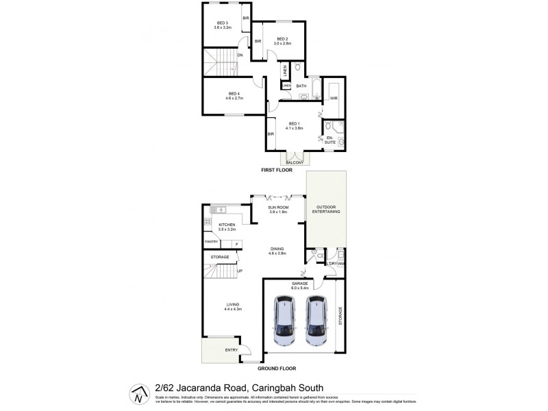 2/62 Jacaranda Road, Caringbah South NSW 2229 Floorplan