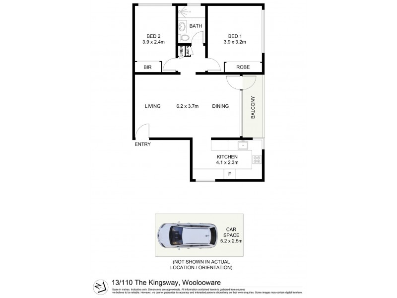 13/110 Kingsway, Woolooware NSW 2230 Floorplan