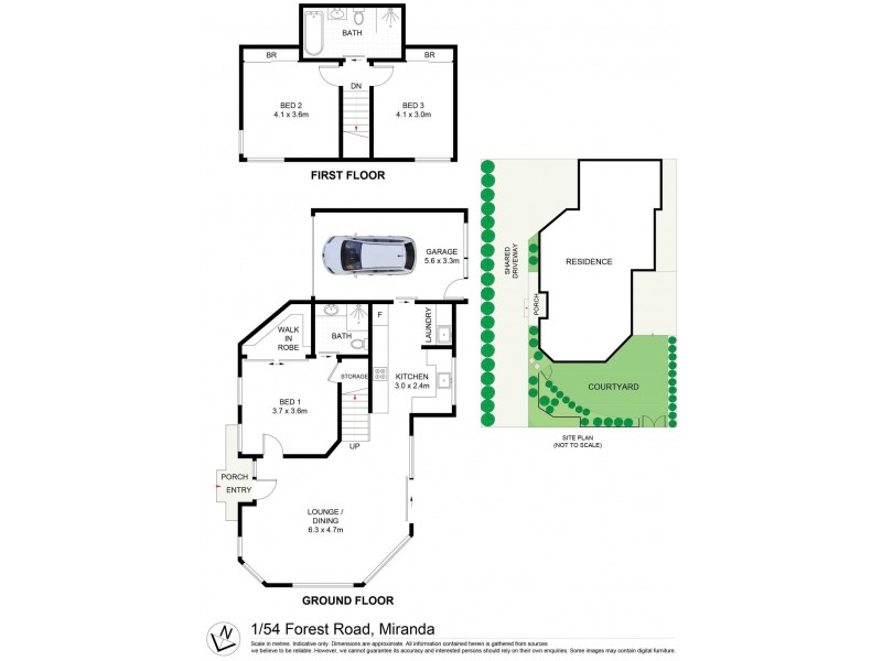 1/54 Forest Road, Miranda NSW 2228 Floorplan