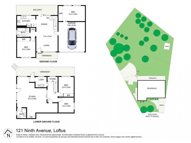 121 Ninth Avenue, Loftus NSW 2232 Floorplan