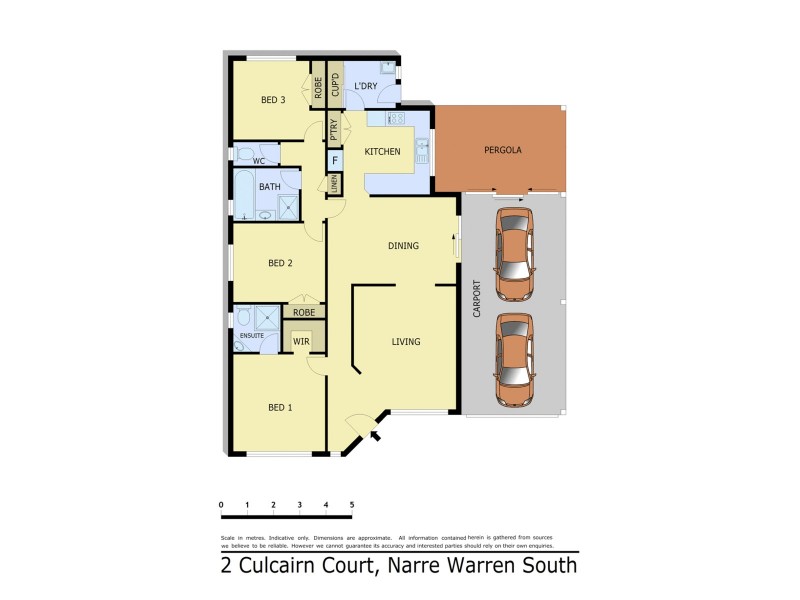 2 Culcairn Court, Narre Warren South VIC 3805 Floorplan
