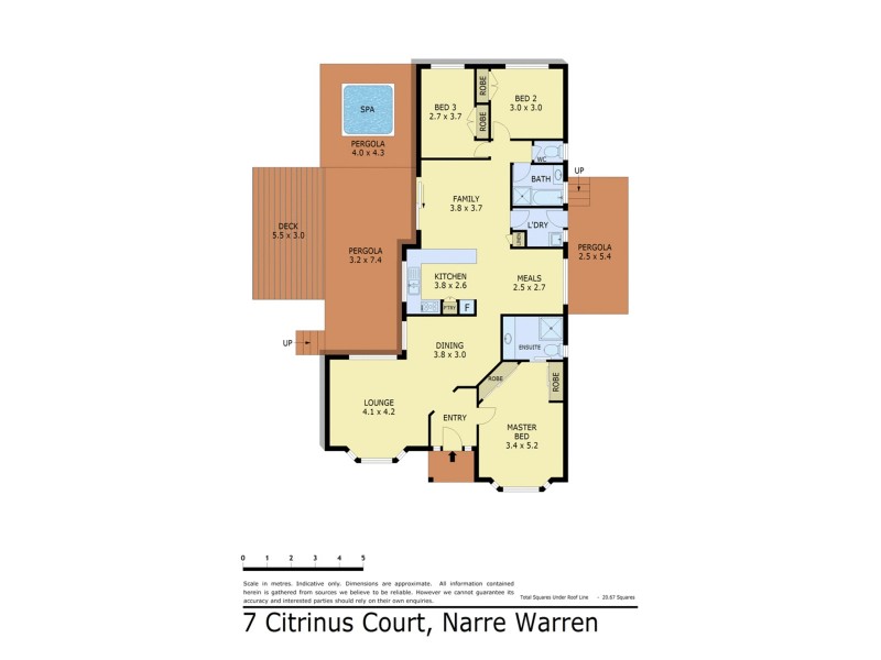7 Citrinus Court, Narre Warren VIC 3805 Floorplan