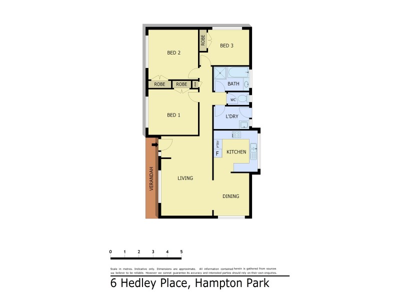 6 Hedley Place, Hampton Park VIC 3976 Floorplan