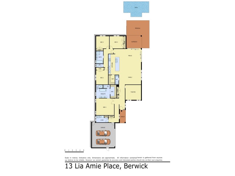 13 Lia Amie Place, Berwick VIC 3806 Floorplan