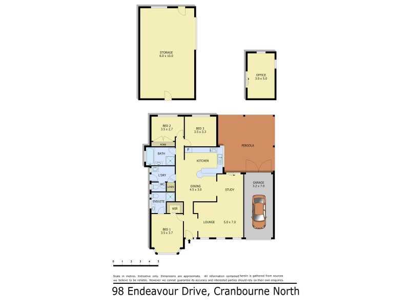 98 Endeavour Drive, Cranbourne North VIC 3977 Floorplan