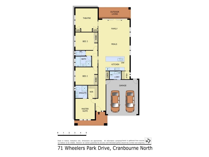 71 Wheelers Park Drive, Cranbourne North VIC 3977 Floorplan