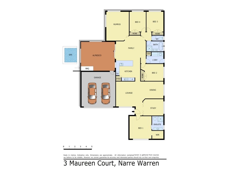 3 Maureen Court, Narre Warren VIC 3805 Floorplan