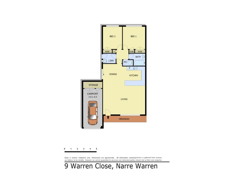 9 Warren Close, Narre Warren VIC 3805 Floorplan