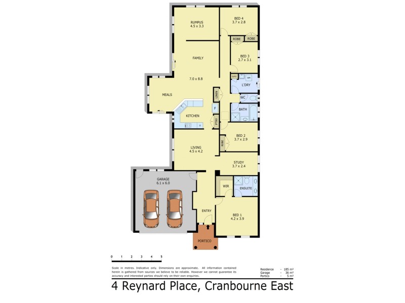 4 Reynard Place, Cranbourne East VIC 3977 Floorplan