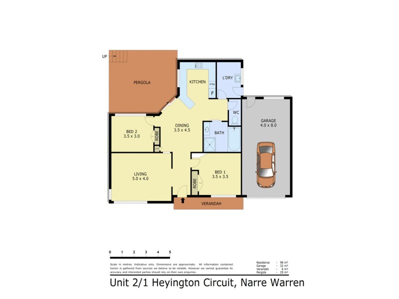 2/1 Heyington Circle, Narre Warren VIC 3805 Floorplan