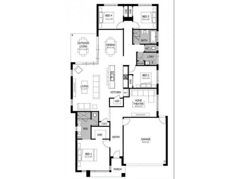10 Hardwick Place, Officer VIC 3809 Floorplan