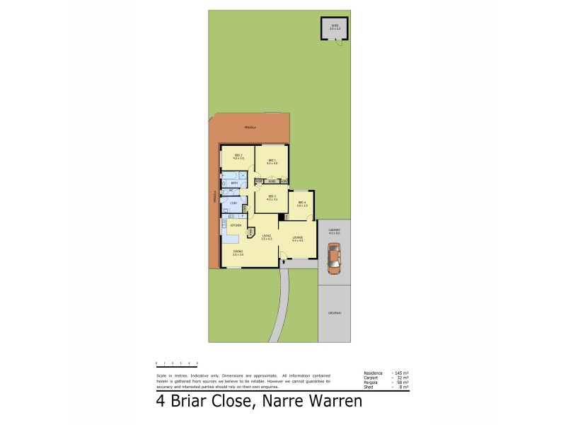 4 Briar Close, Narre Warren VIC 3805 Floorplan