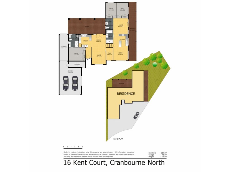16 Kent Court, Cranbourne North VIC 3977 Floorplan