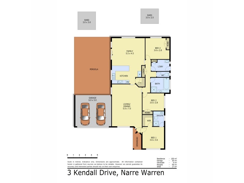 3 Kendall Drive, Narre Warren VIC 3805 Floorplan