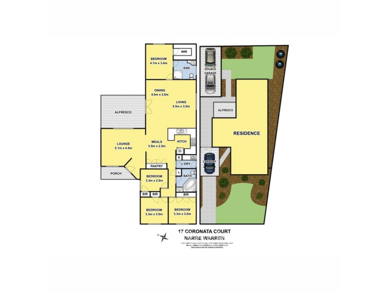17 Coronata Court, Narre Warren VIC 3805 Floorplan