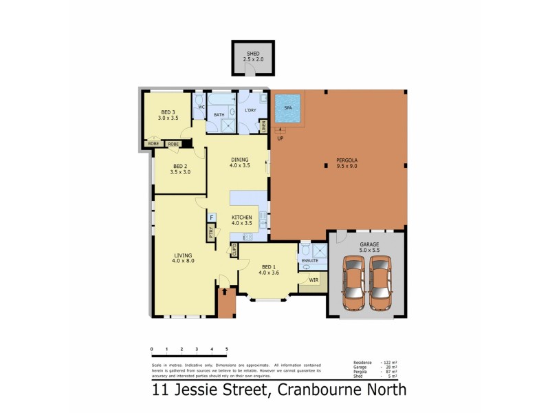 11 Jessie Street, Cranbourne North VIC 3977 Floorplan