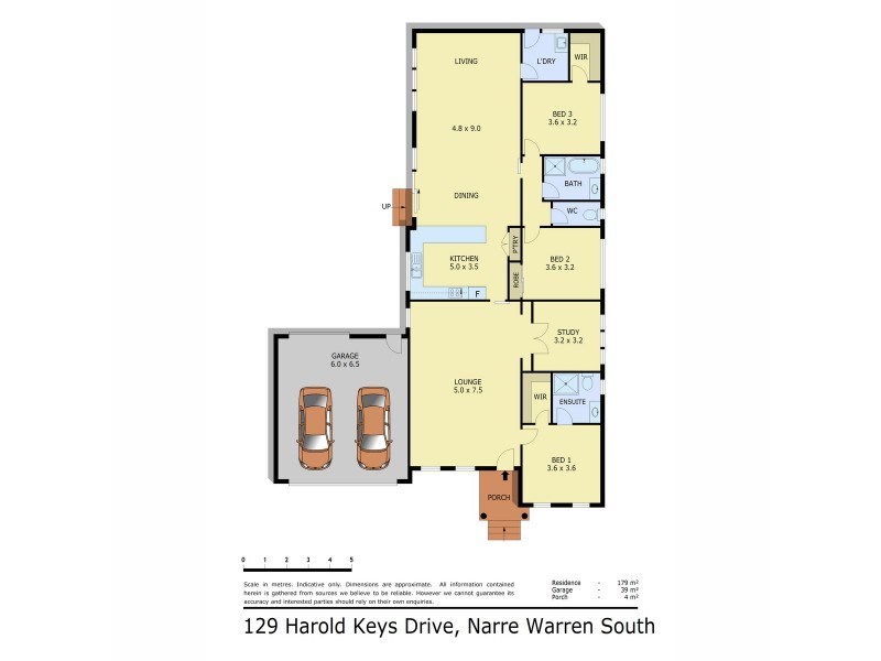 129 Harold Keys Drive, Narre Warren South VIC 3805 Floorplan