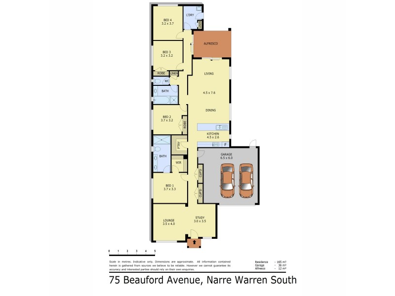 75 Beauford Avenue, Narre Warren South VIC 3805 Floorplan